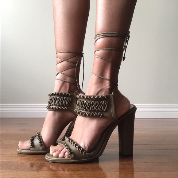 Schutz lace up sandals - Picture 1 of 5